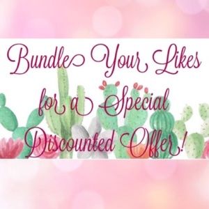 BUNDLE your Likes for a DISCOUNT!